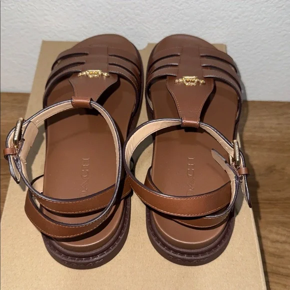 Coach Tan Leather Women's Sandals - Picture 4 of 5